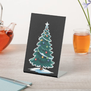 Signe De Table Christmas Tree