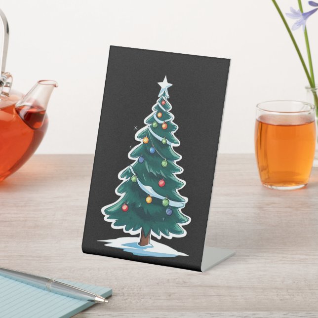 Signe De Table Christmas Tree (In SItu)