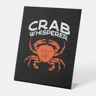 Signe De Table Chuchoteur de crabes Vintage