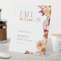 Chute en amour Douche nuptiale welcoma table top