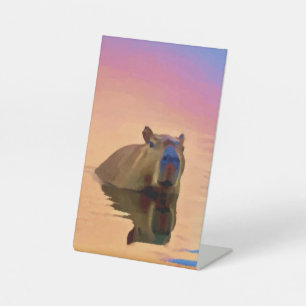 Signe De Table Ciel lumineux Capybara