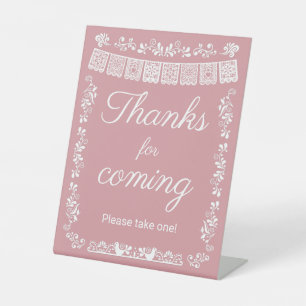 Signe De Table Cielito Lindo Baby Shower Merci d'être venu