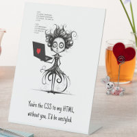 Citation d'Humour mignon Nerd Funny Valentines Jou