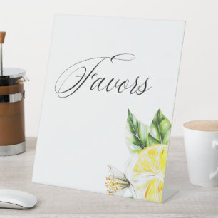 Signe De Table Citron Méditerranée Douche faveurs