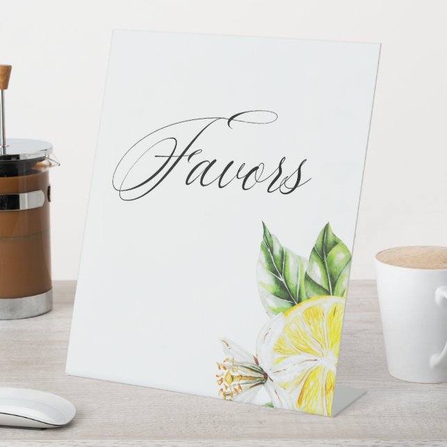 Signe De Table Citron Méditerranée Douche faveurs (In SItu)