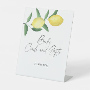 Signe De Table CITRONS - LIVRES CARTES ET CADEAUX Affiche