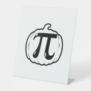 Signe De Table Citrouille Pi Funny Math Halloween & Thanksgiving