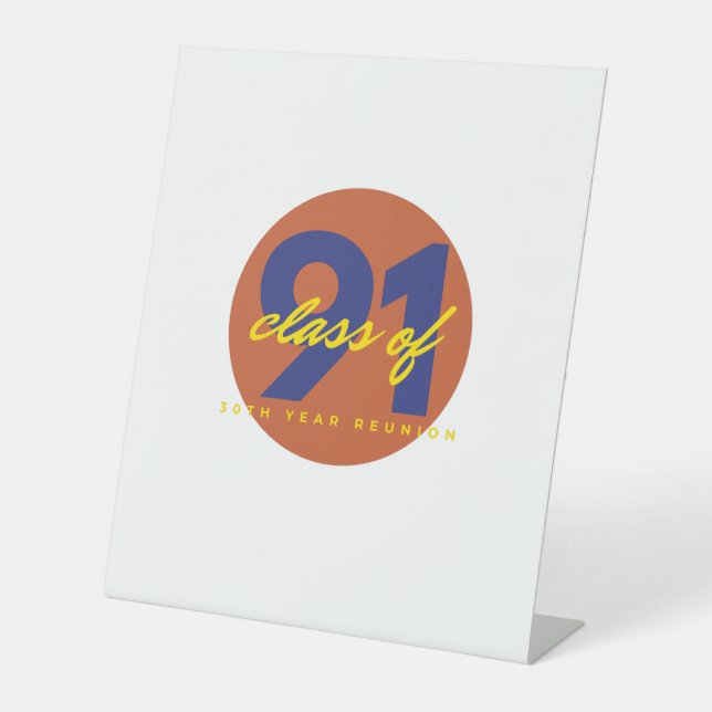 Signe De Table Classe 1991 (Recto)