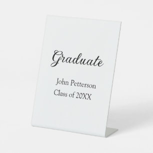 Signe De Table Classe de fin d'études de 20XX simple graduation m