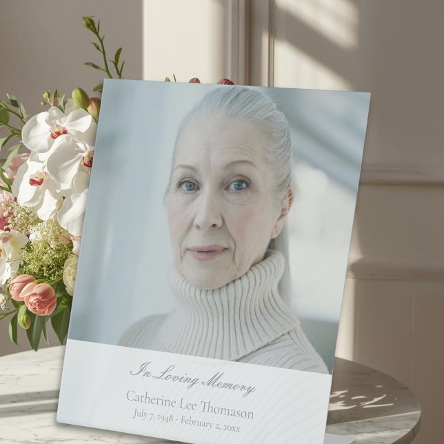 Signe De Table Classic In Loving Memory Funeral Pedestal Sign (Classic In Loving Memory Funeral Pedestal Sign
)