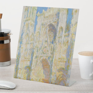 Signe De Table Claude Monet Cathédrale de Rouen Portail Lumière d
