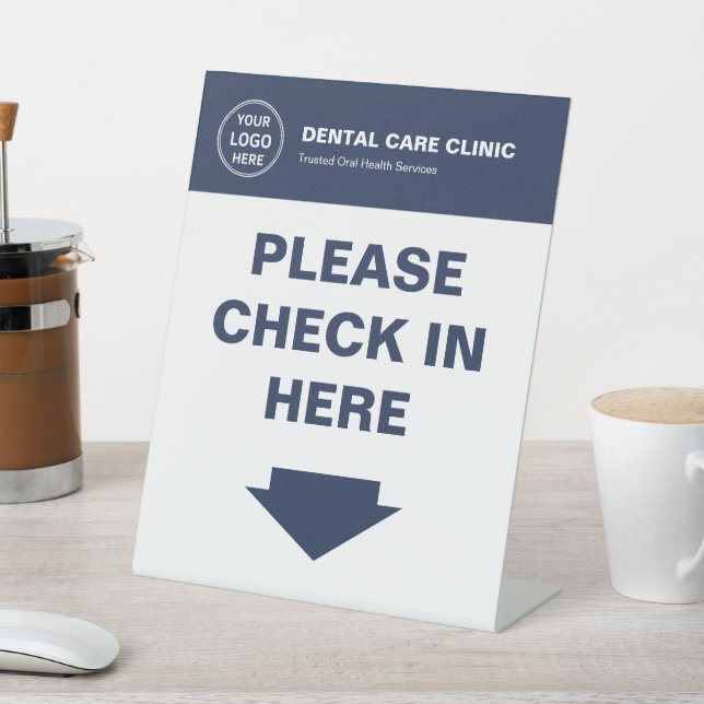 Signe De Table Clinique dentaire Logo de dentiste professionnel S (In SItu)