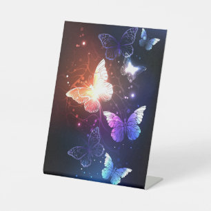 Signe De Table Clowing Night Butterflies