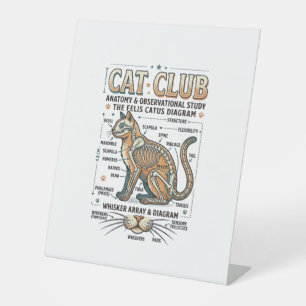 Signe De Table Club Chat Anatomie du Chat Diagramme Scientifique