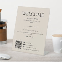 Code QR de location de vacances Airbnb Bienvenue B