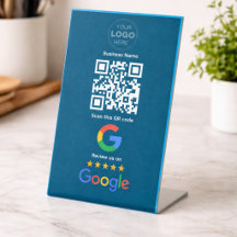 Code QR Logo de révision d'entreprise personnalisé