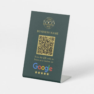 Signe De Table Code QR simple personnalisé pour les avis Google a
