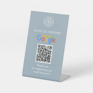 Signe De Table Code QR simple personnalisé pour les avis Google a
