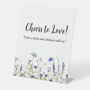 Signe De Table Collection de mariées du Fleur sauvage bleu Regenc