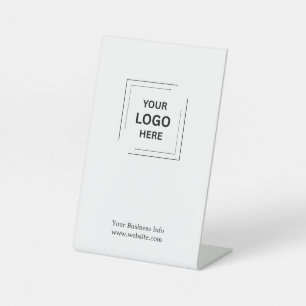 Signe De Table Conception blanche propre minimaliste Entreprise