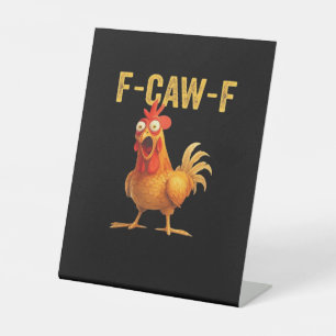 Signe De Table Conception créative et décontractée de poulet F Ca