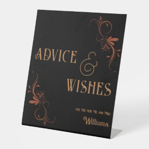 Signe De Table Conseil et souhaits en cuivre gothique Whimsigoth 