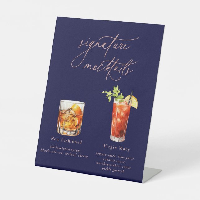 Signe De Table Contemporary Signature Mocktails (Recto)