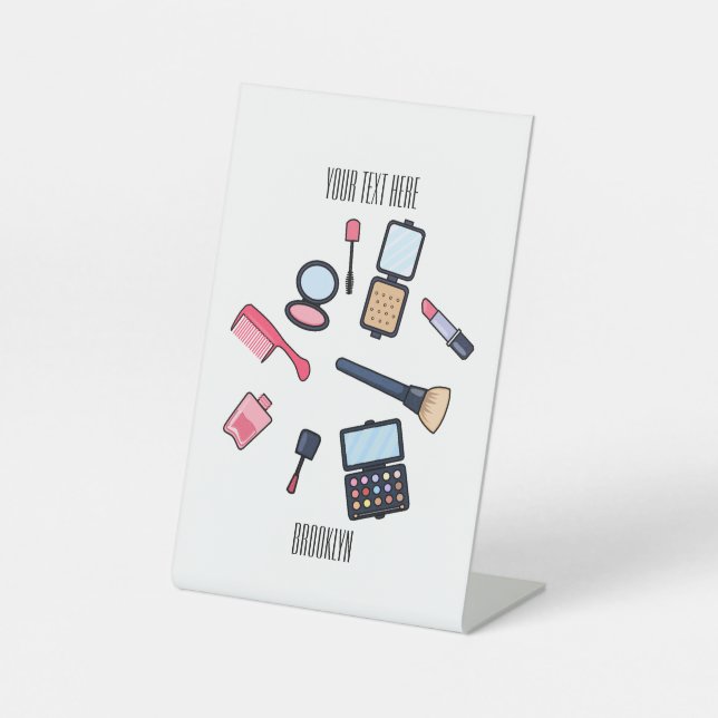 Signe De Table Cosmétique / maquillage illustration (Recto)