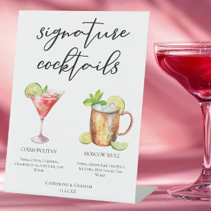 Signe De Table Cosmopolite Moscow Mule Signature Cocktails Menu