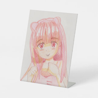 Signe De Table Cosmos Pedestal Sign