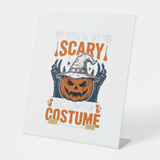 Signe De Table Costume d'Halloween effrayant Chapeau de sorcière 