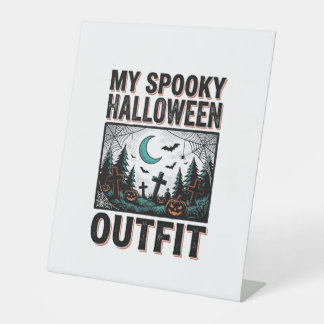 Signe De Table Costume Halloween effrayant Vintage Graveyard Tee_