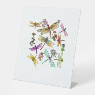 Signe De Table Cottagecore Floral Dragonfly Breed Collection Ento