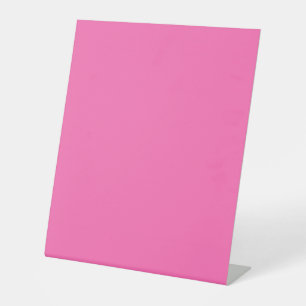 Signe De Table Couleur solide rose chaud