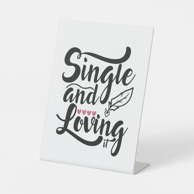 Signe De Table Couple Cadeau Simple Et Amoureux (Recto)