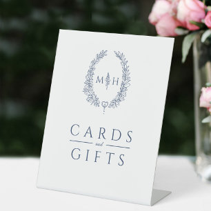 Signe De Table Couronne ovale cartes et cadeaux mariages de marin