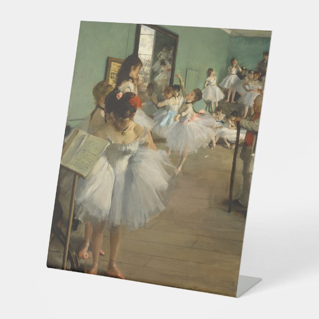 Signe De Table Cours de danse de Degas Danseuses de ballet Danseu (Recto)