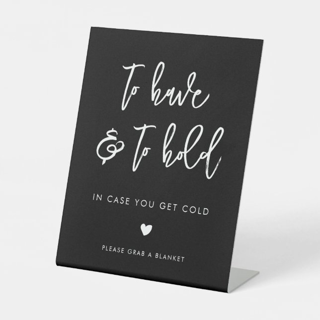 Signe De Table Couvertures modernes de mariage noir contemporain (Recto)