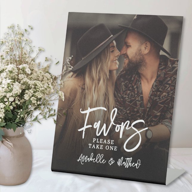 Signe De Table Create Your Own Photo Wedding Favor Table Sign (Create Your Own Photo Wedding Favor Table Sign)