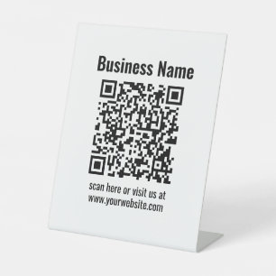 Signe De Table Create Your Own QR Code   Transperant