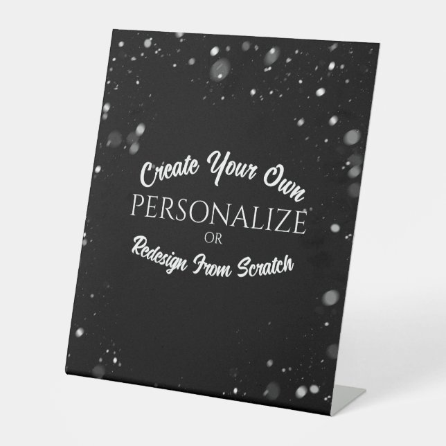 Signe De Table Créer une personnalisation personnalisée (Recto)