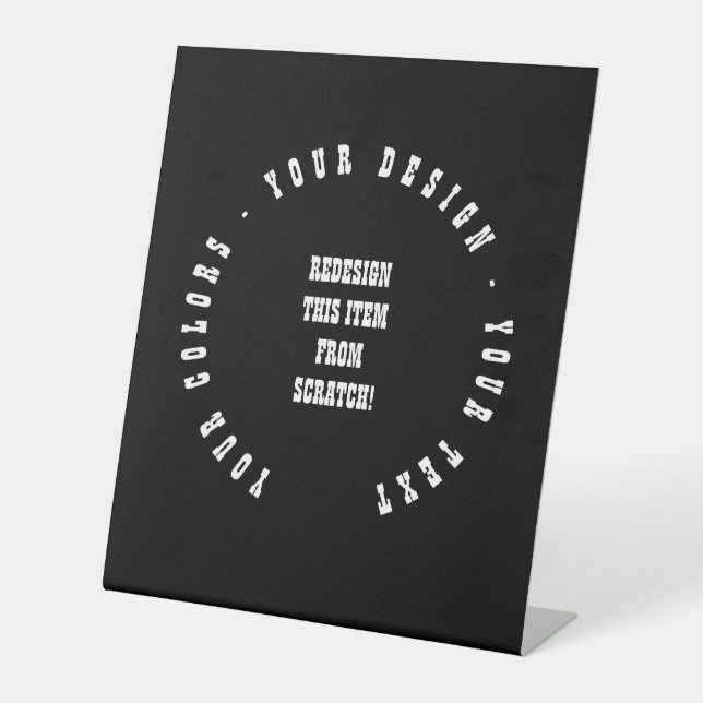 Signe De Table Créez votre propre (Recto)