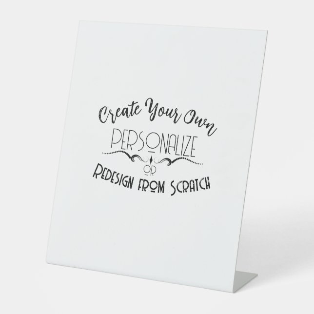 Signe De Table Créez votre propre (Recto)