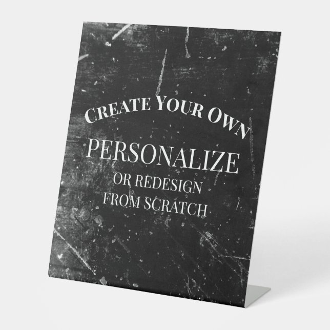 Signe De Table Créez votre propre Customisé (Recto)