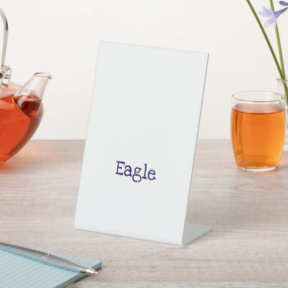 Signe De Table Créez votre propre enseigne sur pied en plastique