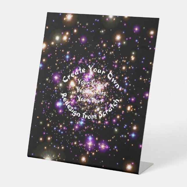 Signe De Table Créez votre propre personnalisation (Recto)