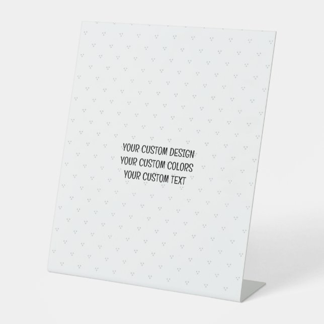 Signe De Table Créez votre propre personnalisation (Recto)