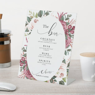Signe De Table Crème d'ivoire de Bourgogne moderne rose Le Mari