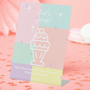 Signe De Table Crème glacée rétro On fait du grèze !