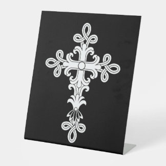 Signe De Table Croix chrétienne